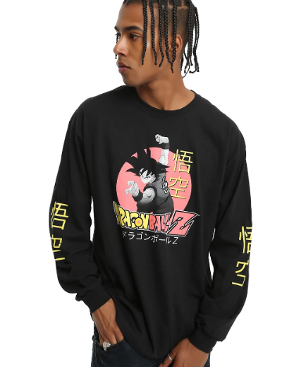 dragon ball long sleeve